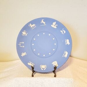 Vintage Wedgwood Jasperware Astrology Zodiac Decorative Plate